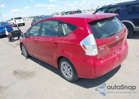 2012 Toyota Prius V Two from USA, damaged, VIN JTDZN3EU5C3168807